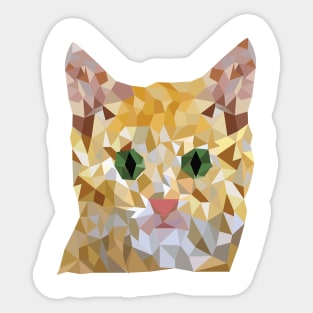 Geo Cat Sticker